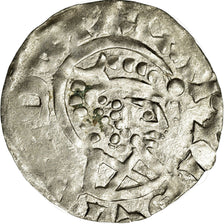 Monnaie, France, Picardie, Denier, Soissons, Abbaye de Saint-Médard, TTB+