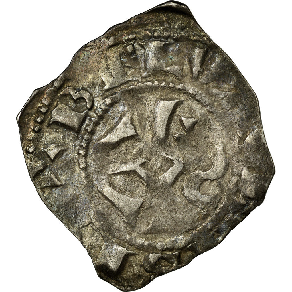 Monnaie, France, Picardie, Henri de France, Denier, 1149-1162, Beauvais, TTB
