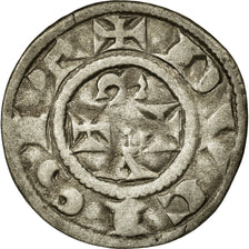 Monnaie, France, Aquitaine, Aliénor, Denier, 1189-1204, TB+, Argent