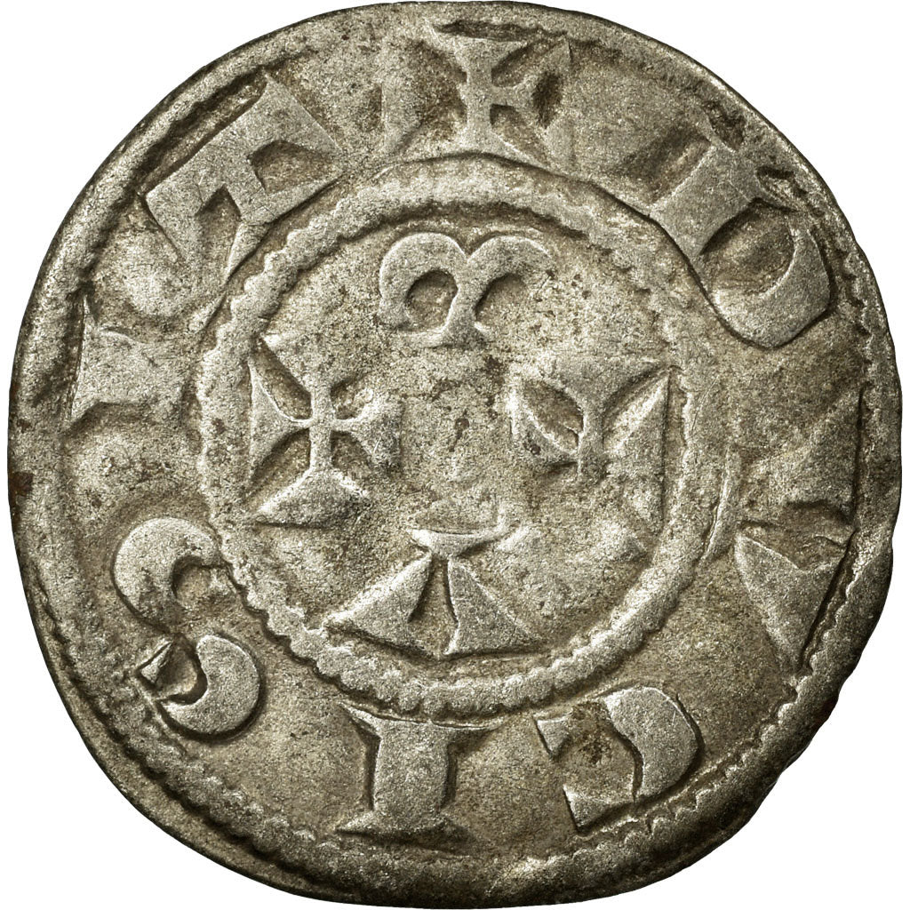 Monnaie, France, Aquitaine, Aliénor, Denier, 1189-1204, TB+, Argent