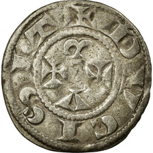 Monnaie, France, Aquitaine, Aliénor, Denier, 1189-1204, TB+, Argent