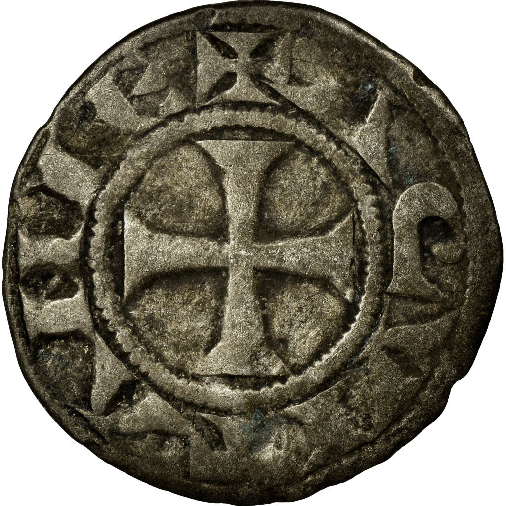 Monnaie, France, Aquitaine, Aliénor, Denier, 1189-1204, TB+, Argent