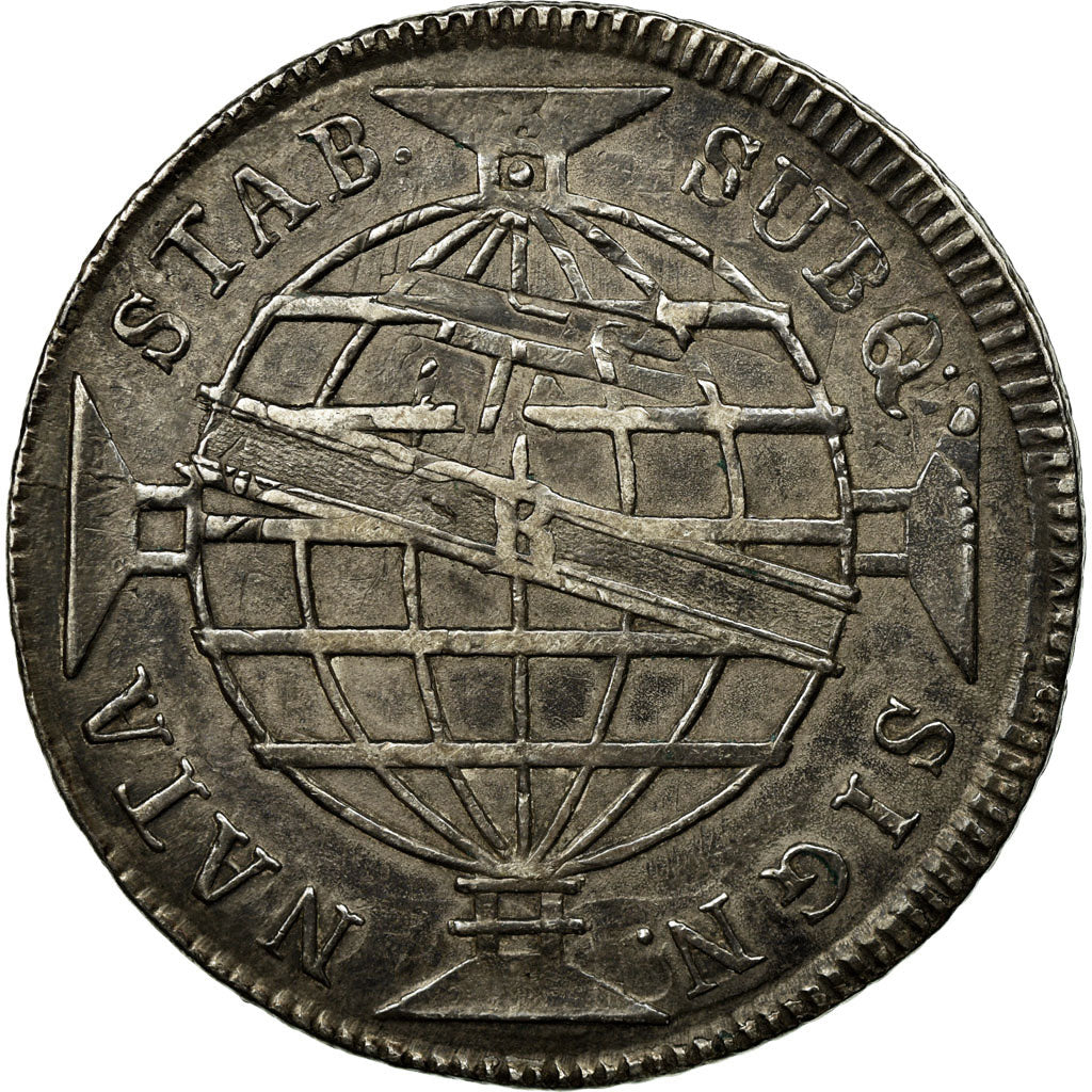 Coin, Brazil, 960 Reis, 1815, Rio de Janeiro, EF(40-45), Silver, KM:307.3