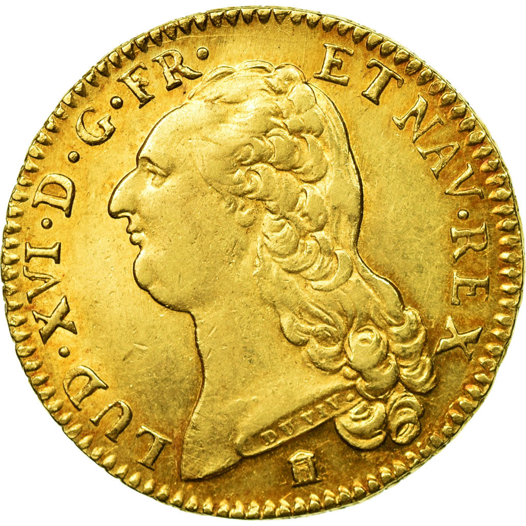Monnaie, France, Louis XVI, Double louis d'or à la tête nue, 1786, Bordeaux, Or