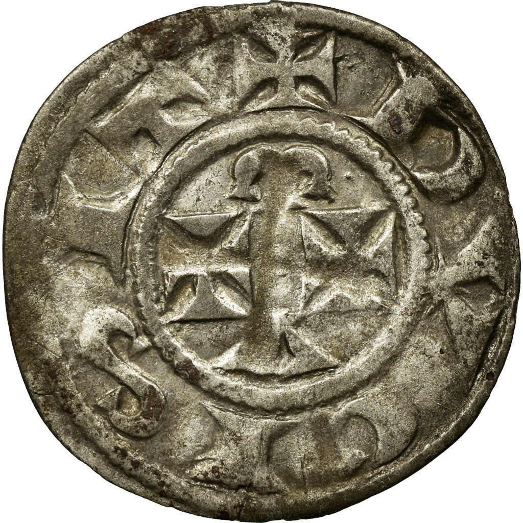 Coin, France, Aquitaine, Aliénor, Denarius, 1189-1204, VF(30-35), Silver