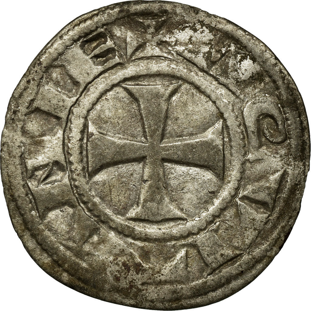 Coin, France, Aquitaine, Aliénor, Denarius, 1189-1204, VF(30-35), Silver