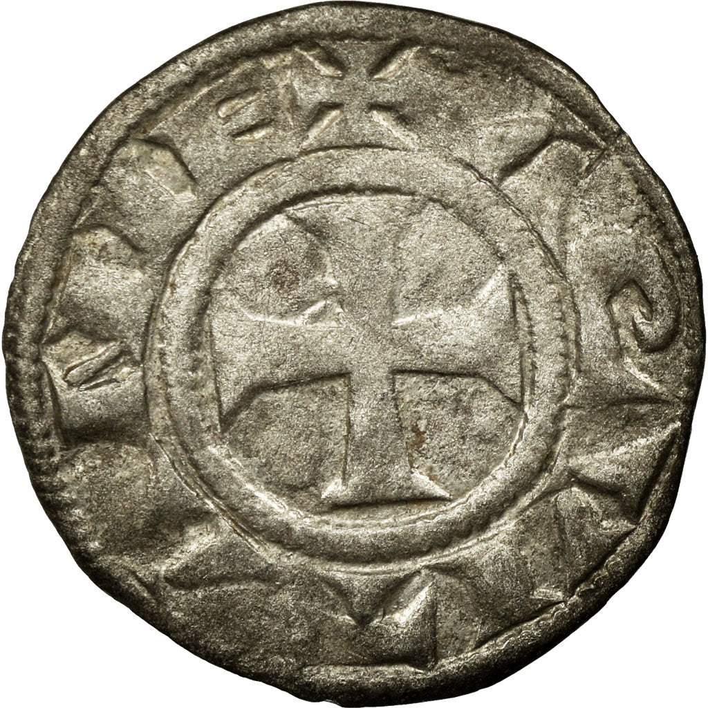Coin, France, Aquitaine, Aliénor, Denarius, 1189-1204, VF(30-35), Silver