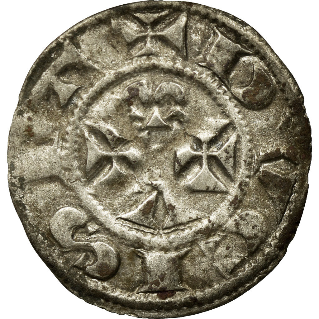 Coin, France, Aquitaine, Aliénor, Denarius, 1189-1204, VF(30-35), Silver