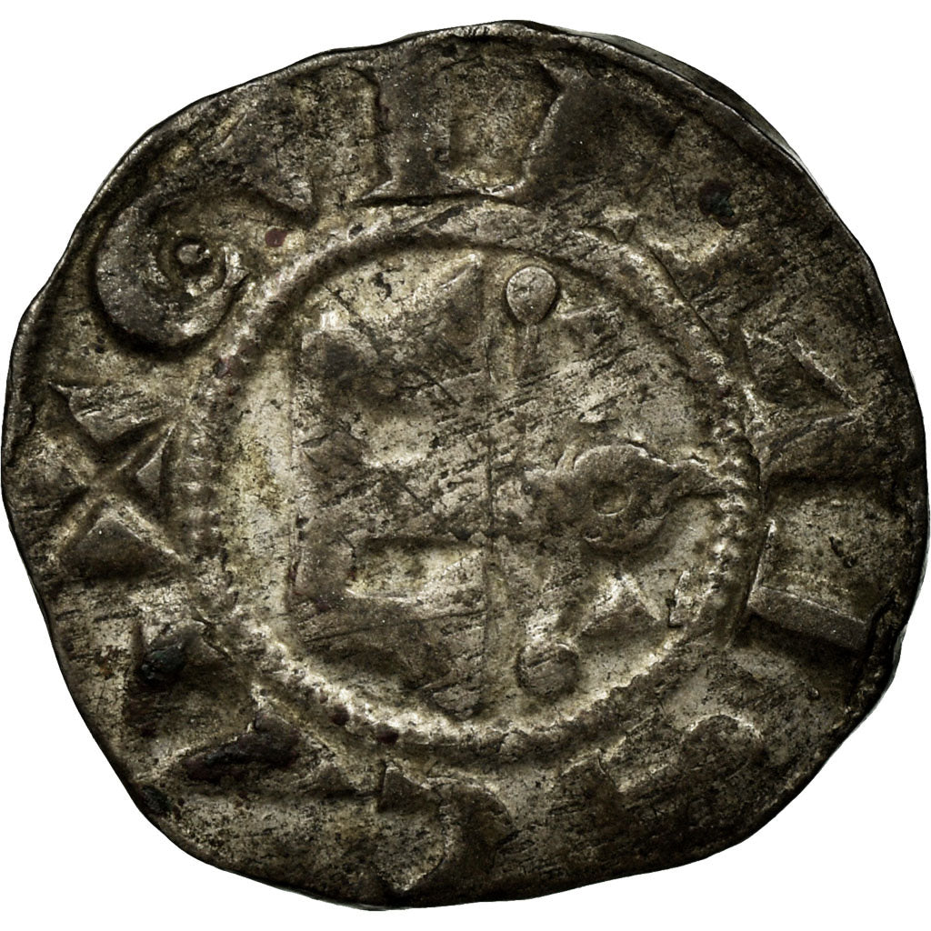 Coin, France, Berry, Geoffroy II de Donzy, Obol, 1060-1160, Gien, VF(30-35)