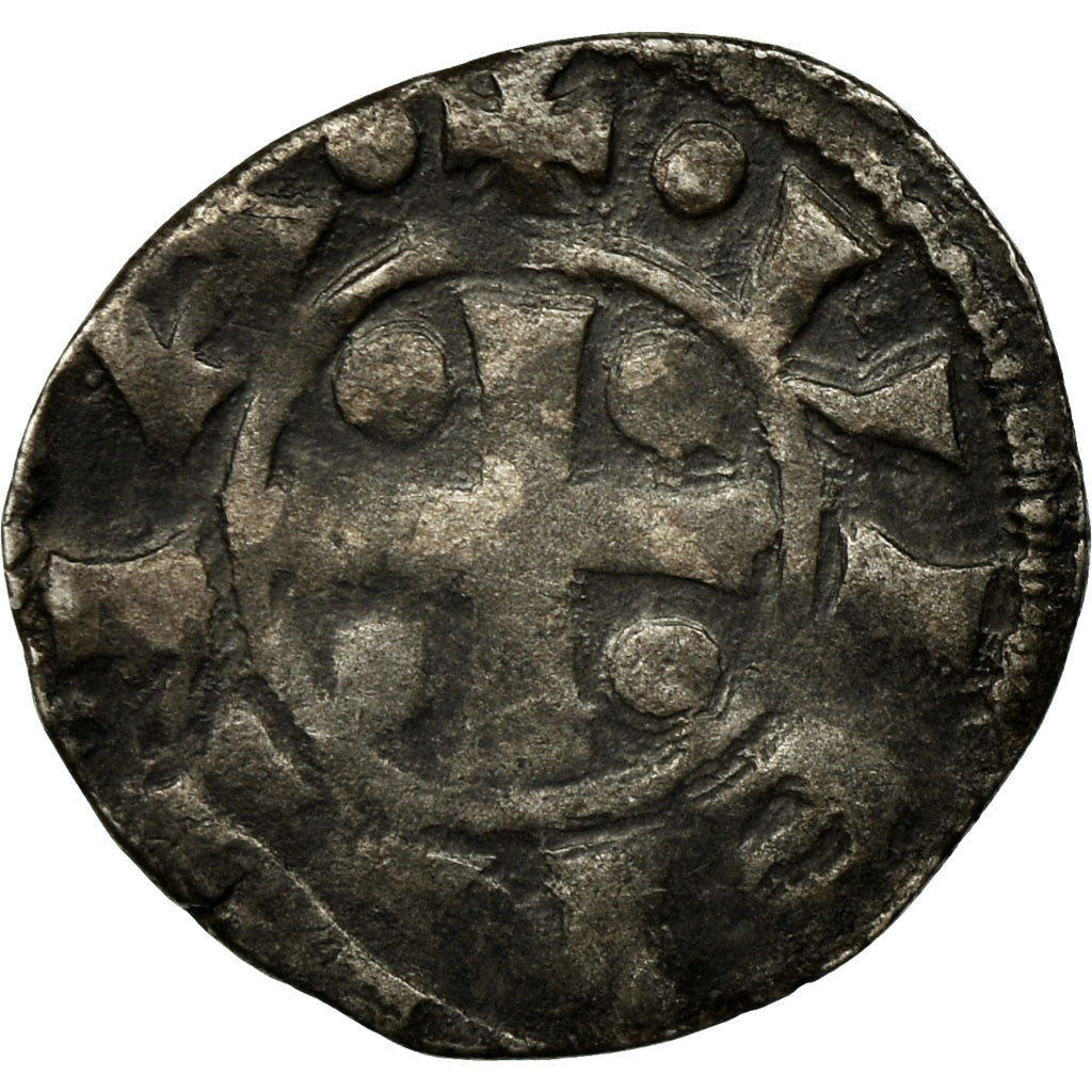 Monnaie, France, Dauphiné, Anonymes, Obole, Vienne, TB+, Argent, Boudeau:1048