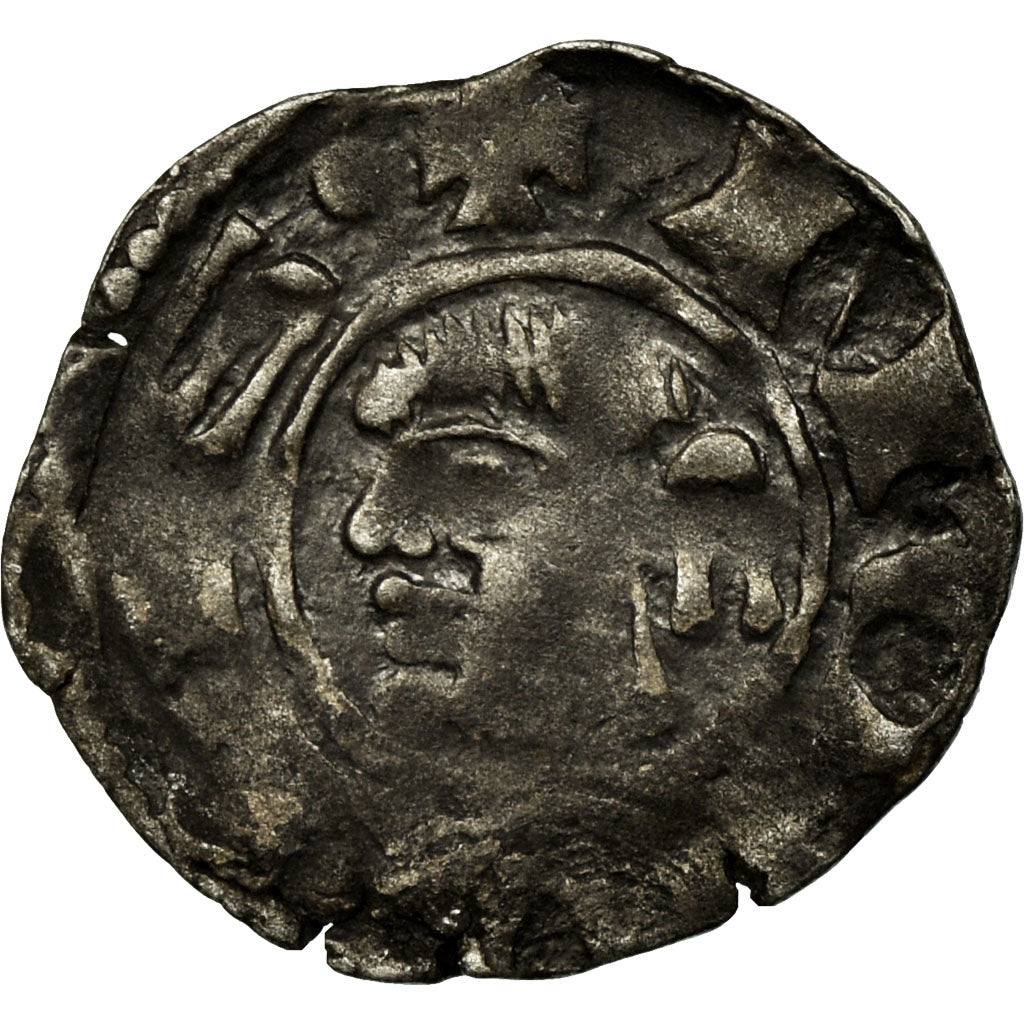 Munten, Frankrijk, Dauphiné, Anoniemen, Obol, Vienne, FR+, Zilver, Boudeau:1048