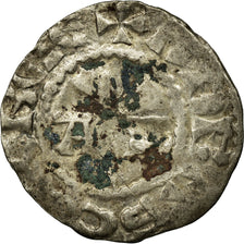 Monnaie, France, Picardie, Anonymes, Denier, 1100-1120, Abbaye de Corbie, TB
