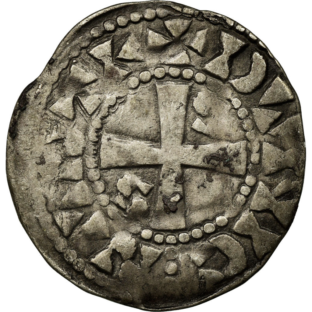 Munten, Frankrijk, Orléanais, Anoniemen, Denarius, Châteaudun, FR+, Zilver