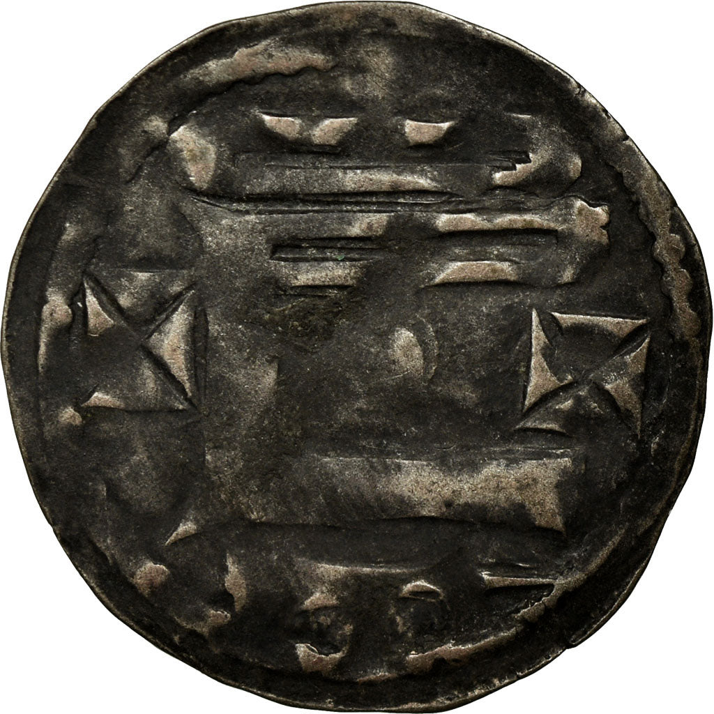 Munten, Frankrijk, Orléanais, Anoniemen, Denarius, Châteaudun, FR+, Zilver