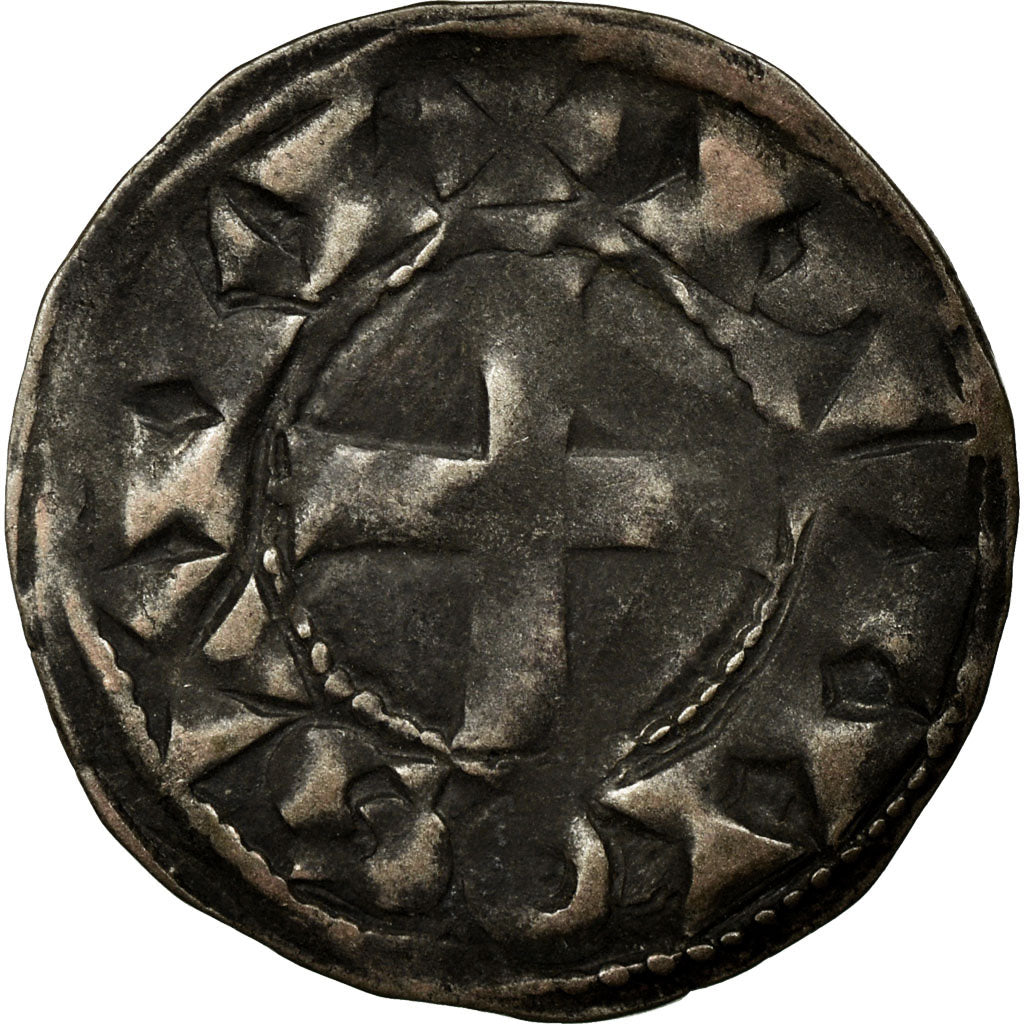 Munten, Frankrijk, Orléanais, Anoniemen, Denarius, Châteaudun, FR+, Zilver