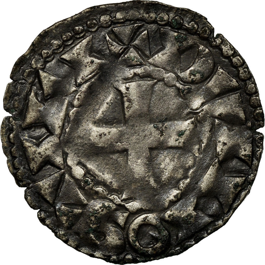 Moneta, Francia, Orléanais, Anonymous, Denarius, Châteaudun, BB, Argento