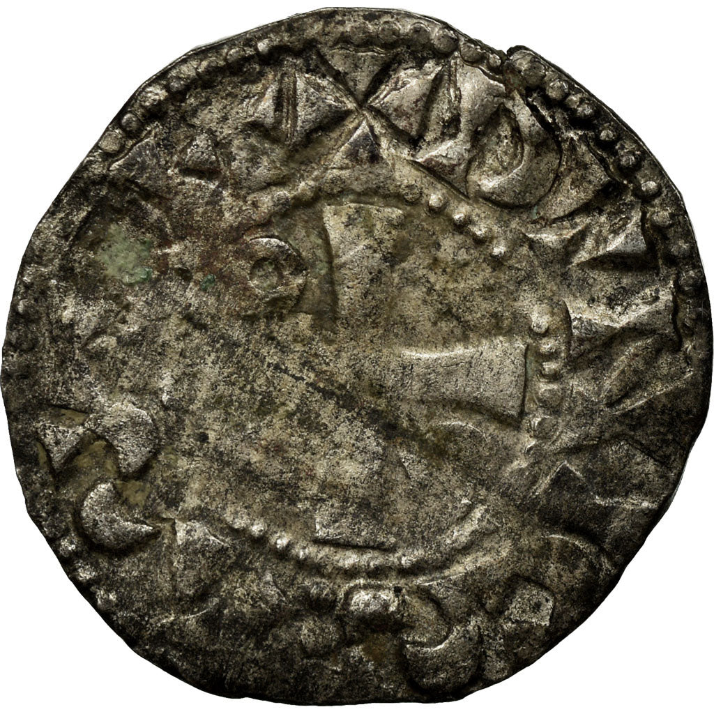 Munten, Frankrijk, Orléanais, Anoniemen, Denarius, Châteaudun, FR, Zilver