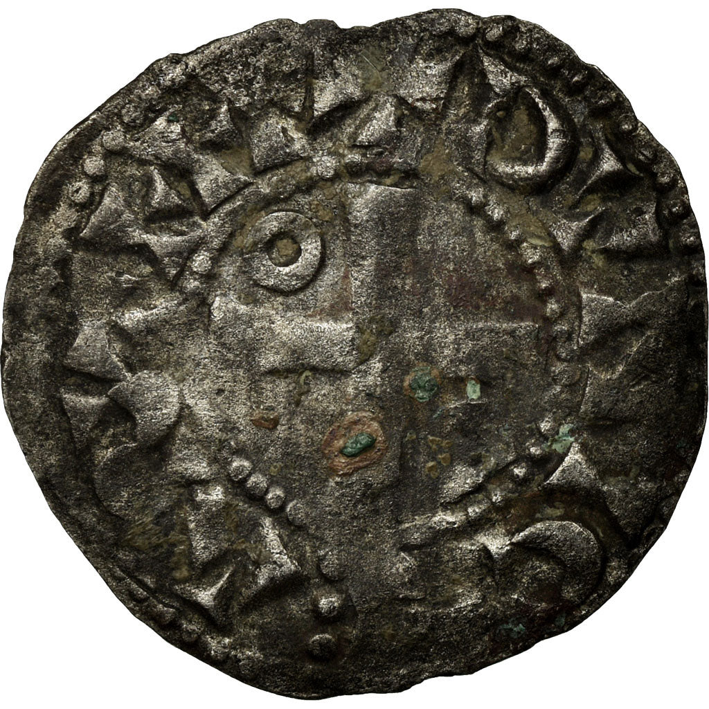 Munten, Frankrijk, Orléanais, Anoniemen, Denarius, Châteaudun, FR+, Zilver