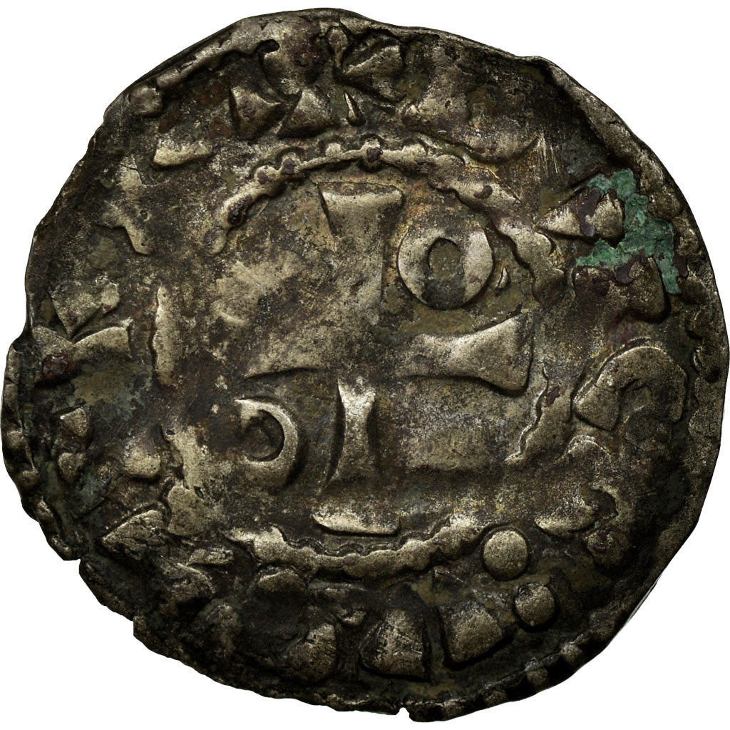 Munten, Frankrijk, Orléanais, Anoniemen, Denarius, Châteaudun, FR+, Zilver