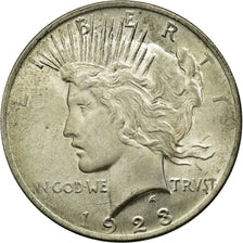 Coin, United States, Peace Dollar, Dollar, 1923, U.S. Mint, Philadelphia