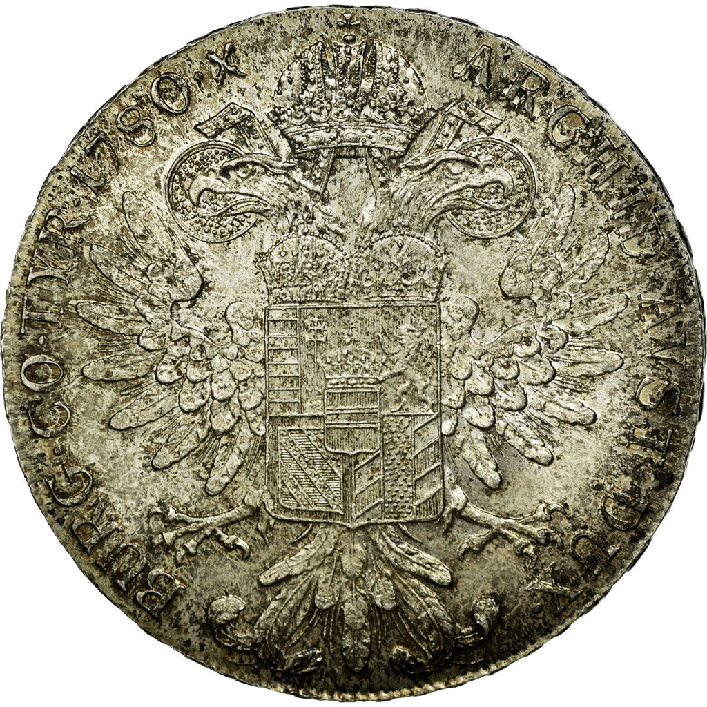 Coin, Austria, Joseph II, Thaler, 1780, Official restrike, MS(63), Silver, KM:T1