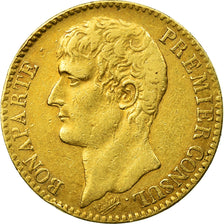 Moeda, França, Napoléon I, 40 Francs, An XI, Paris, VF(30-35), Dourado