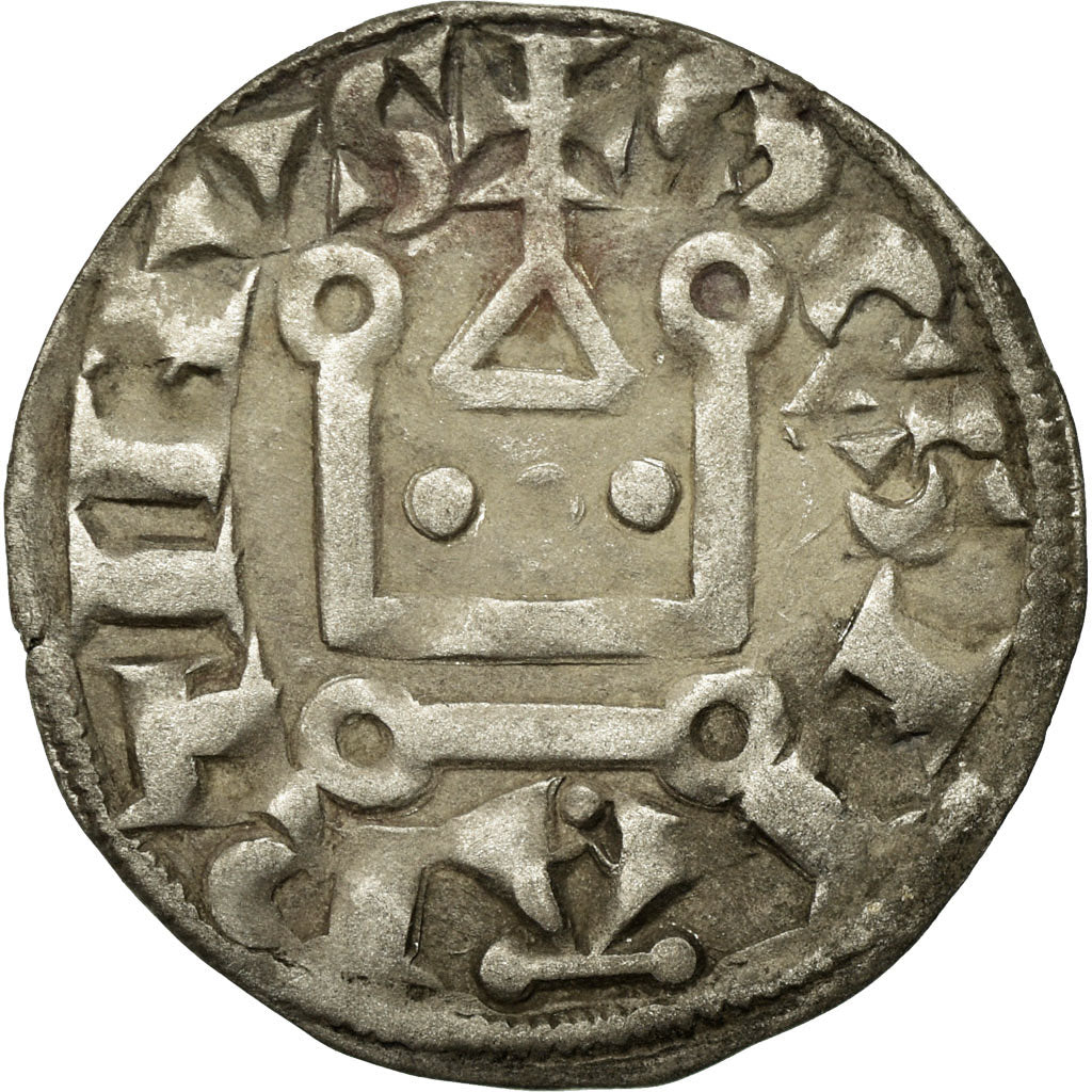 Coin, France, Touraine, Denarius, Saint-Martin de Tours, EF(40-45), Silver