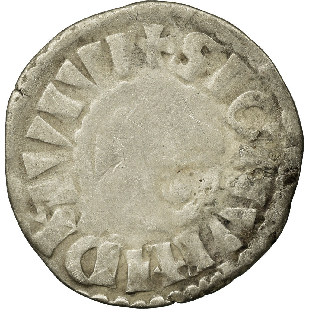 Coin, France, Maine, Denarius, Le Mans, F(12-15), Billon, Boudeau:171