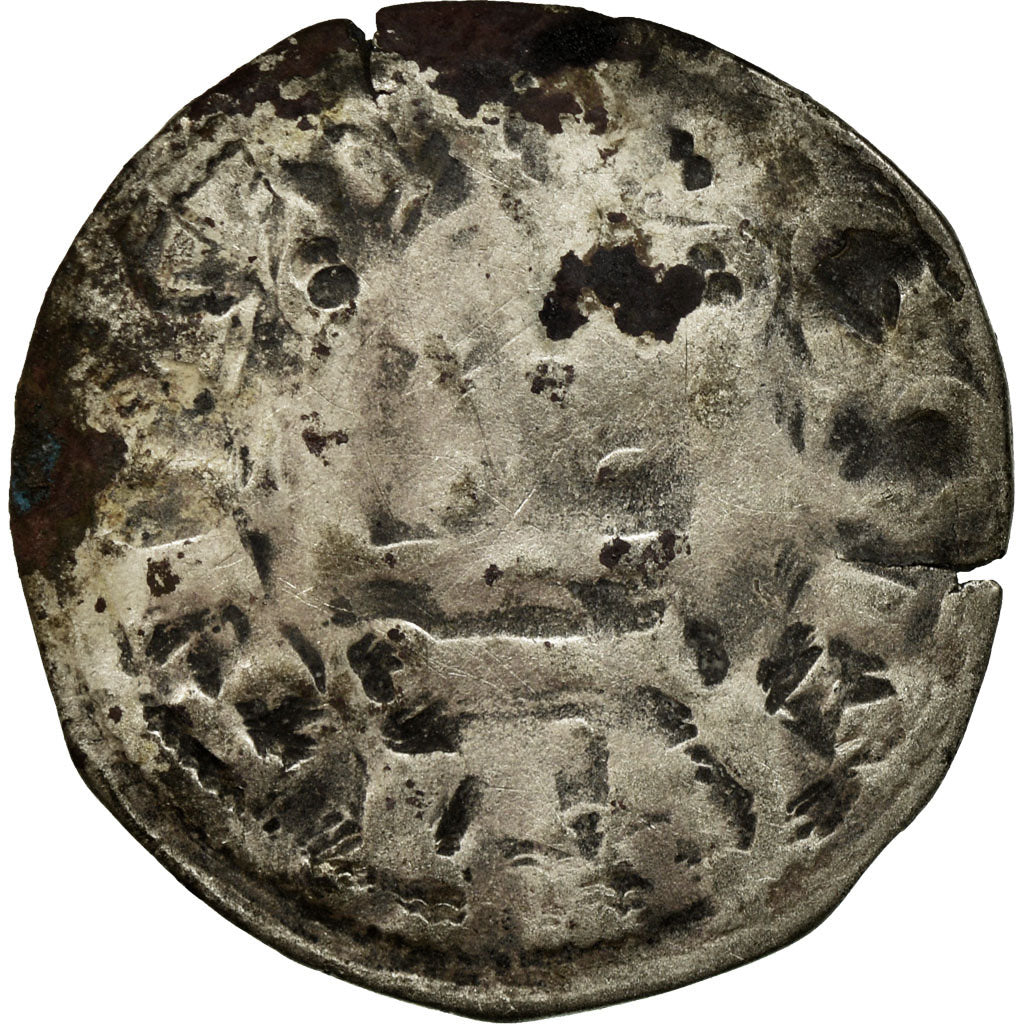 Monnaie, France, Philippe II, Denier Tournois, Saint-Martin de Tours, B, Argent