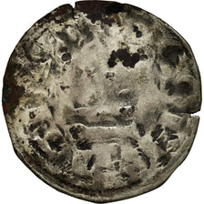 Monnaie, France, Philippe II, Denier Tournois, Saint-Martin de Tours, B, Argent