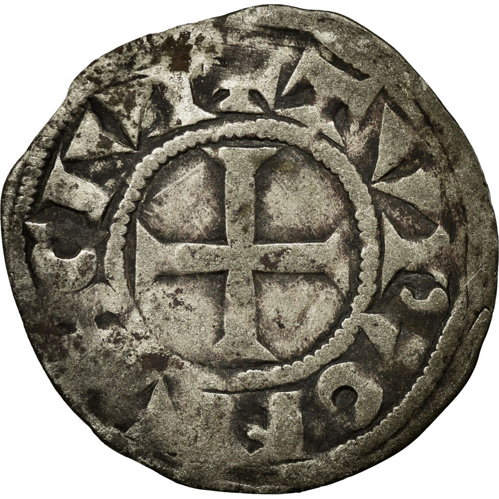 Coin, France, Touraine, Denarius, Saint-Martin de Tours, VF(30-35), Silver