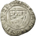 Coin, France, Charles VI, Blanc Guénar, Uncertain Mint, Variety, VF(30-35)