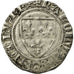 Coin, France, Charles VI, Blanc Guénar, Uncertain Mint, Variety, EF(40-45)