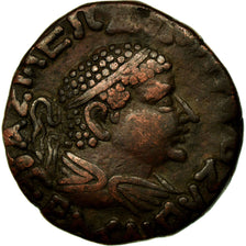 Coin, Baktrian Kingdom, Hermaios, Tetradrachm, EF(40-45), Bronze