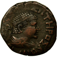 Coin, Baktrian Kingdom, Hermaios, Tetradrachm, EF(40-45), Bronze