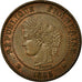 Monnaie, France, Cérès, 2 Centimes, 1885, Paris, SUP, Bronze, KM:827.1