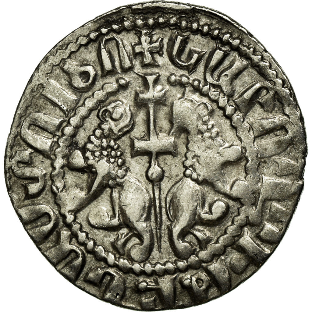 Coin, Armenia, Leon I, Tram, 1198-1219 AD, Sis, AU(50-53), Silver