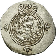 Moneta, Sasanian Kings, Khusrau II, Drachm, BBA (Court), SPL-, Argento