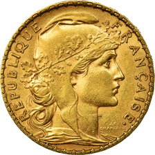 Coin, France, Marianne, 20 Francs, 1900, Paris, EF(40-45), Gold, KM:847