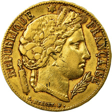 Coin, France, Cérès, 20 Francs, 1851, Paris, EF(40-45), Gold, KM:762