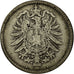 Coin, GERMANY - EMPIRE, Wilhelm I, Mark, 1873, Berlin, VF(20-25), Silver, KM:7