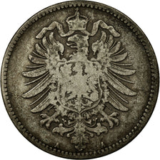 Coin, GERMANY - EMPIRE, Wilhelm I, Mark, 1876, Berlin, VF(20-25), Silver, KM:7