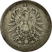 Coin, GERMANY - EMPIRE, Wilhelm I, Mark, 1876, Darmstadt, VF(20-25), Silver