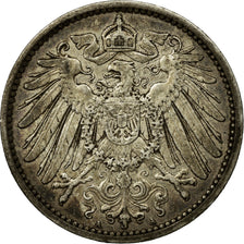 Coin, GERMANY - EMPIRE, Wilhelm II, Mark, 1907, Berlin, EF(40-45), Silver, KM:14