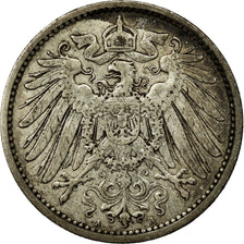 Coin, GERMANY - EMPIRE, Wilhelm II, Mark, 1907, Berlin, EF(40-45), Silver, KM:14