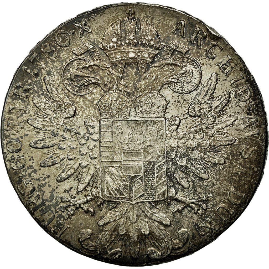Coin, Austria, Joseph II, Thaler, 1780, Official restrike, AU(55-58), Silver