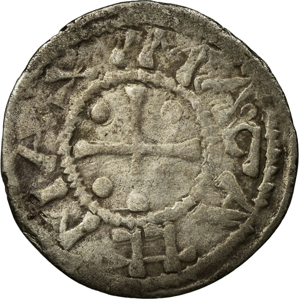 Monnaie, France, Dauphiné, Anonymes, Denier, Vienne, TB+, Argent, Boudeau:1045