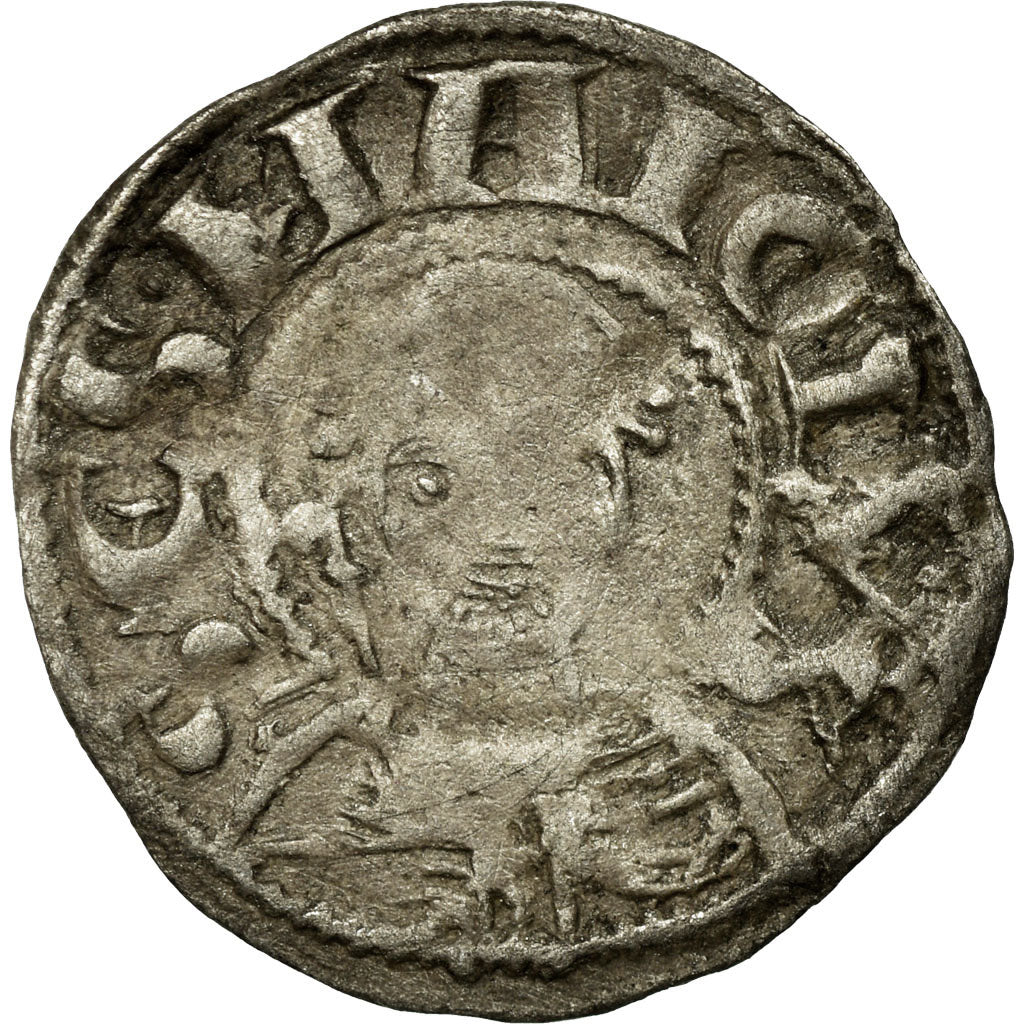 Monnaie, France, Bourbonnais, Denier, Souvigny, TB+, Argent, Boudeau:359