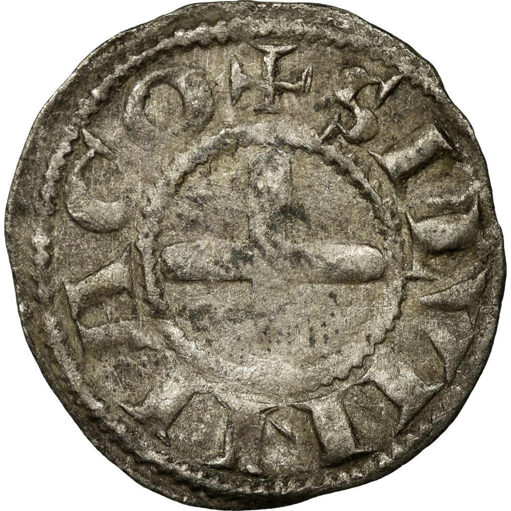 Monnaie, France, Bourbonnais, Denier, Souvigny, TB+, Argent, Boudeau:359