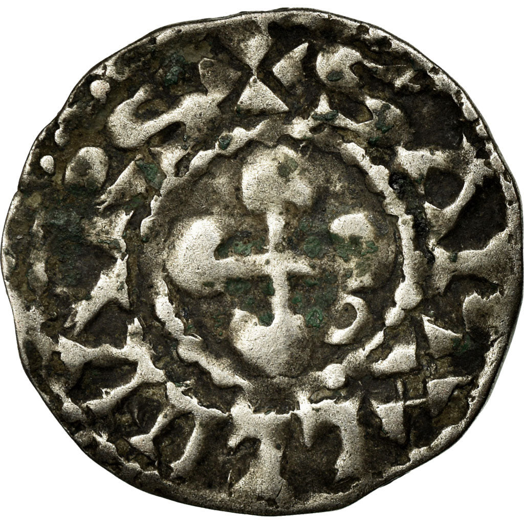 Coin, France, Dauphiné, Anonymous, Denarius, Valence, VF(30-35), Silver